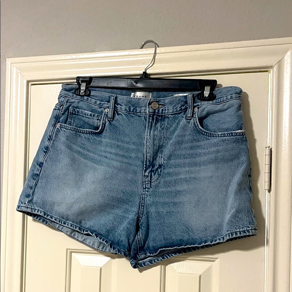 Frame Denim Light Blue Shorts